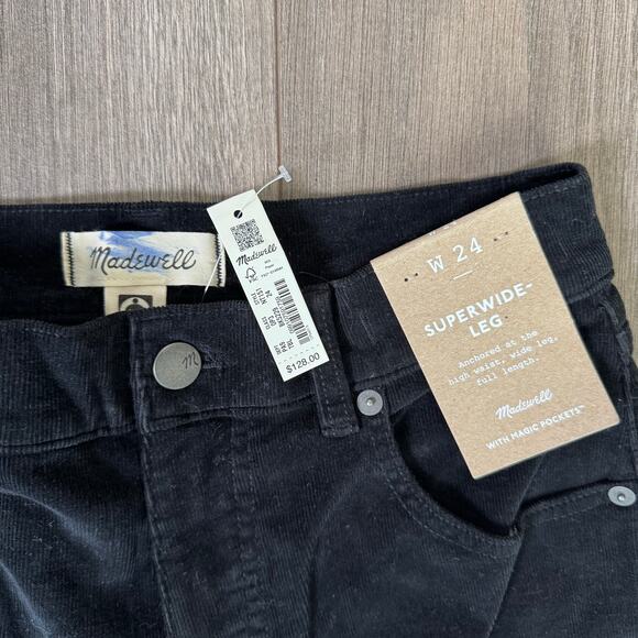 Madewell Superwide Leg Corduroy Pants US Women's 24 New - Picture 5 of 6